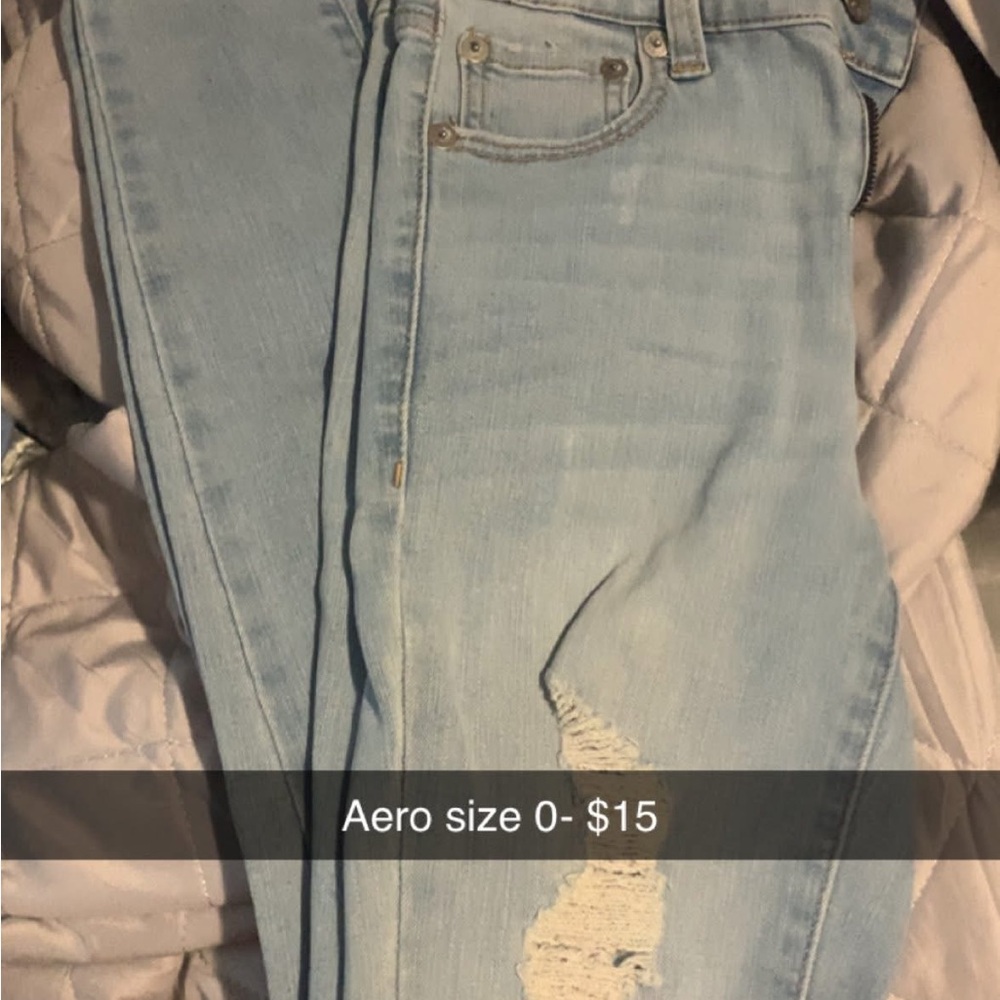 Aeropostale Light Blue Skinny Jeans